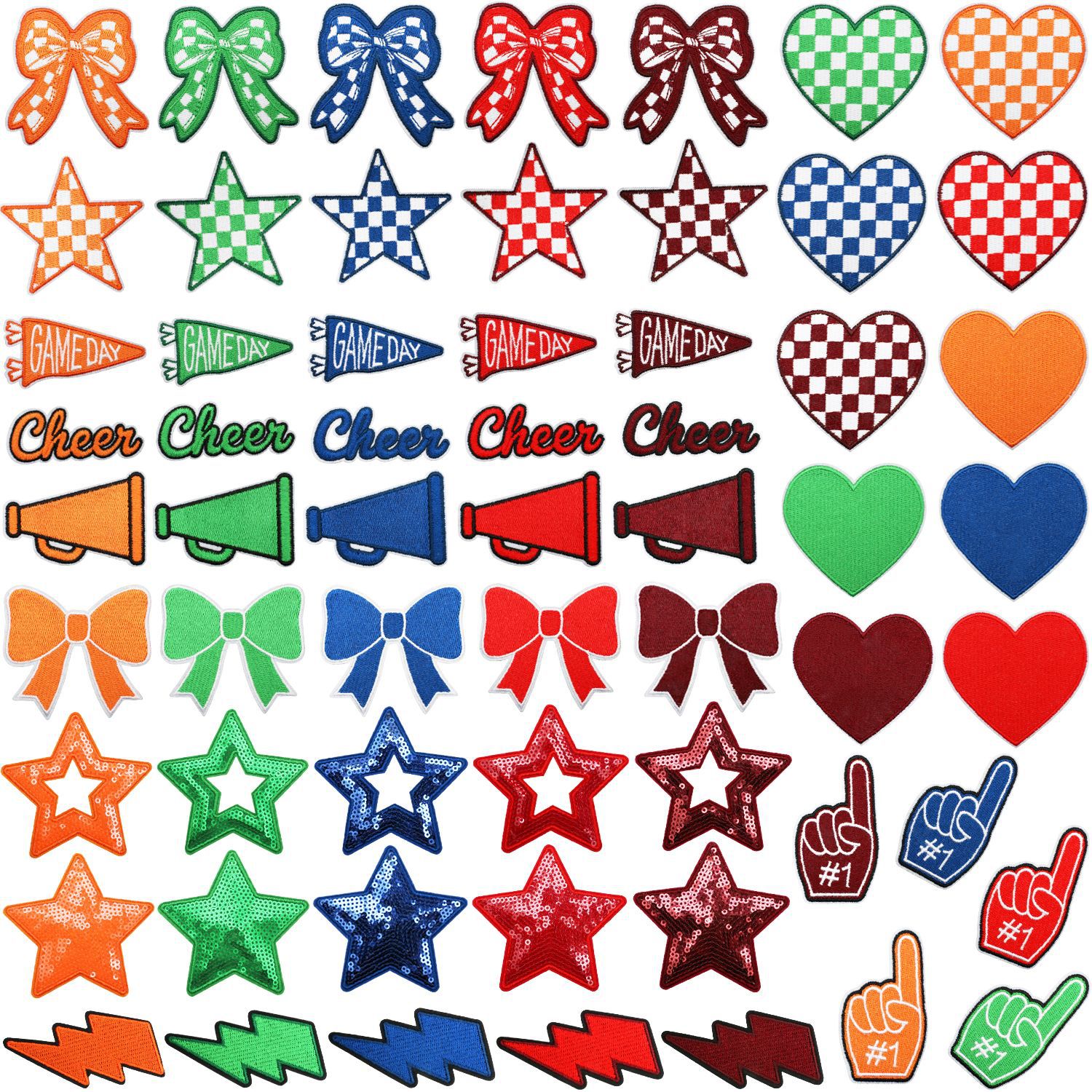 1PCS Red Blue Green Element Lo - Embroidery Design Love 리뷰 및 가격