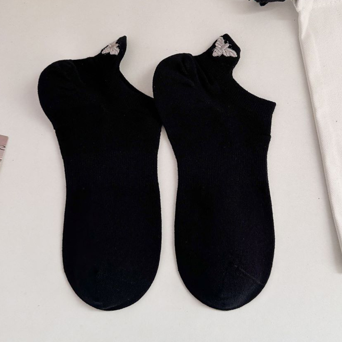 3 Pair Kawaii Flower Animal Em - Embroidery On Socks 리뷰 및 가격
