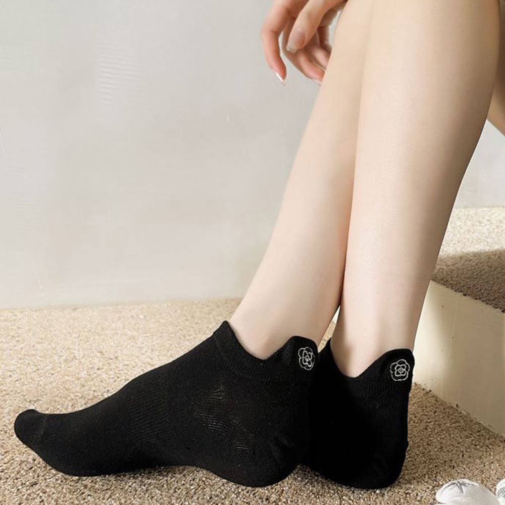 3 Pair Kawaii Flower Animal Em - Embroidery On Socks 리뷰 및 가격