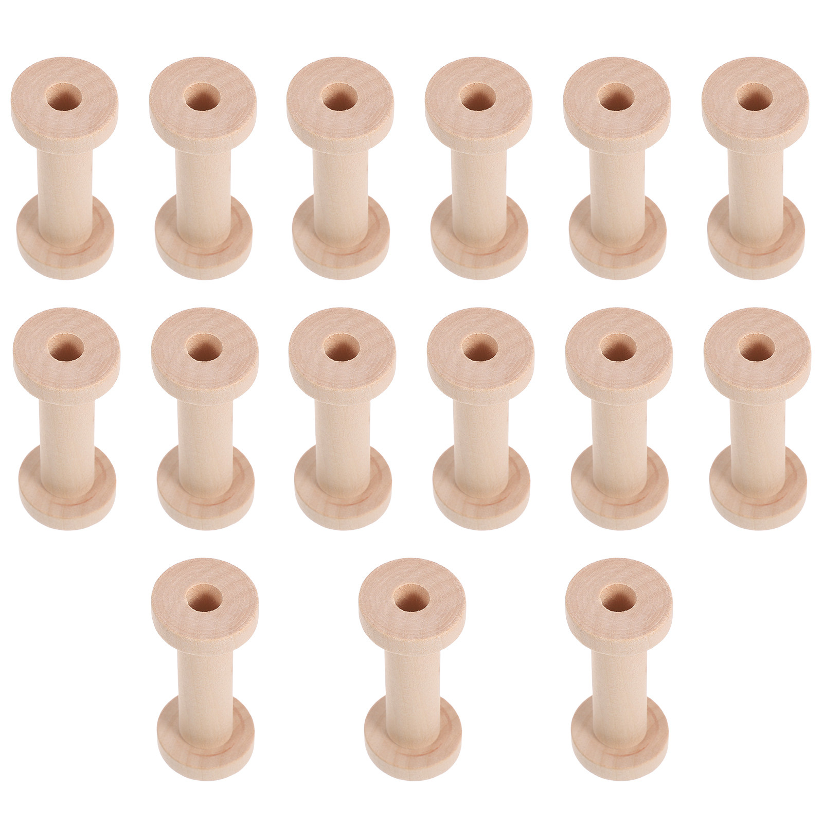 15Pcs Vintage Wooden Spools Em - Embroidery Threads 리뷰 및 가격