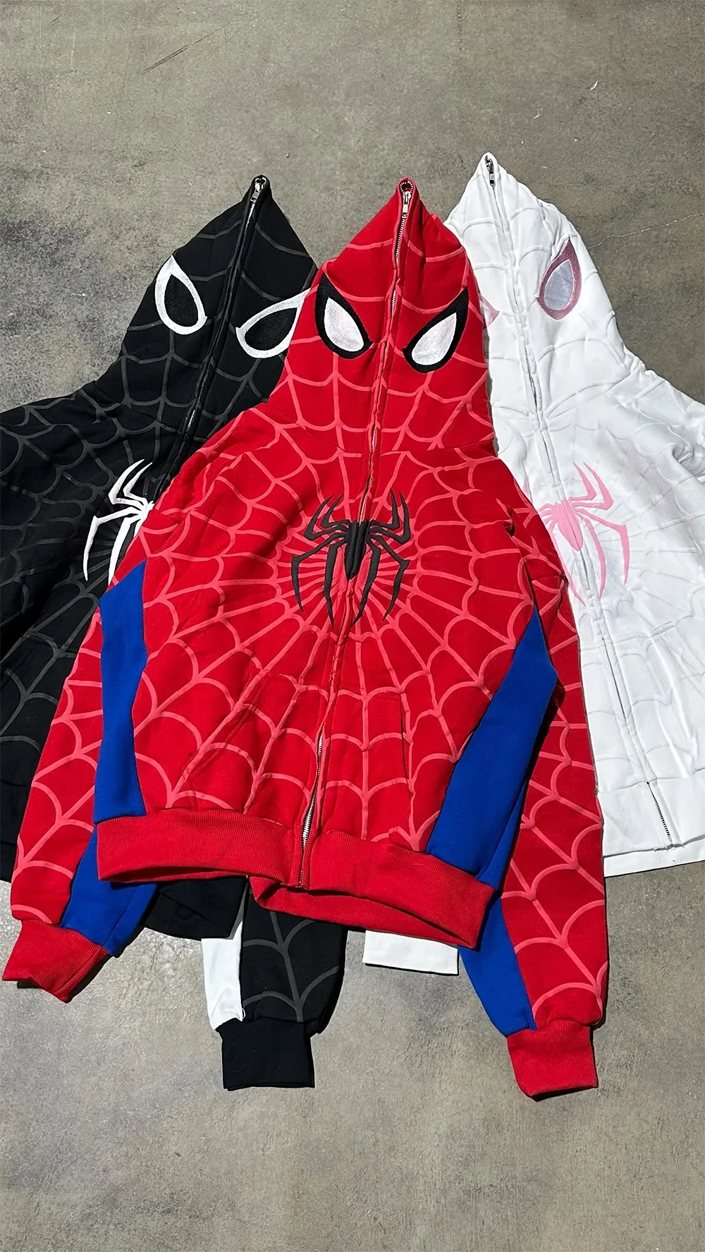 Men Spider Print Hoodies Women - Embroidery Zip Up Hoodie 리뷰 및 가격