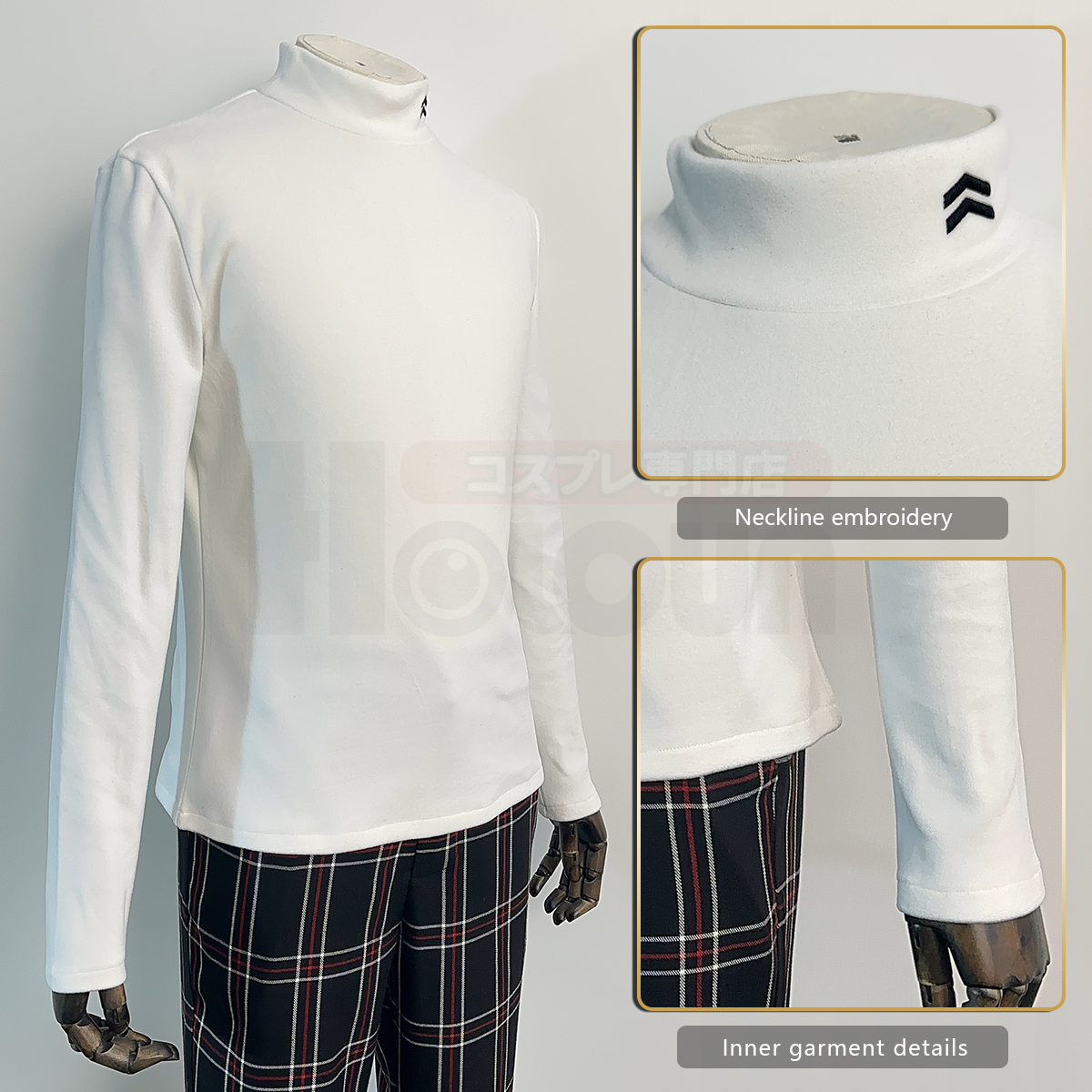 HOLOUN Ren Amamiya Cosplay Cos - Embroidery Uniforms 리뷰 및 가격