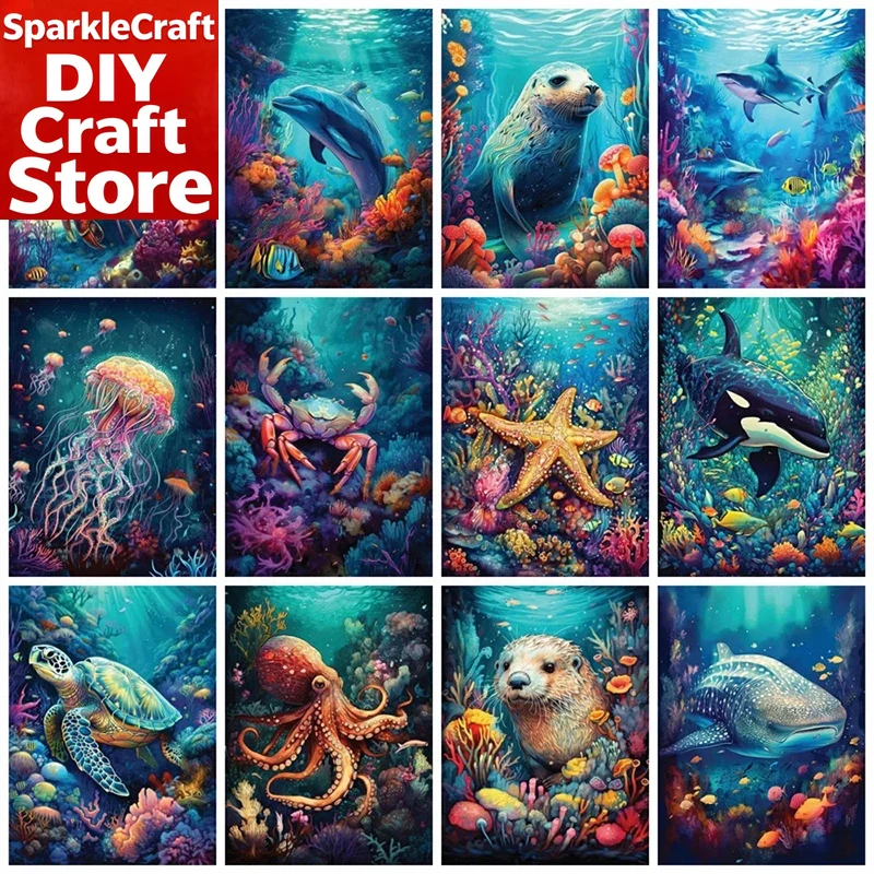 1PC frameless  Full Square Rou - Embroidery Wall Art 리뷰 및 가격