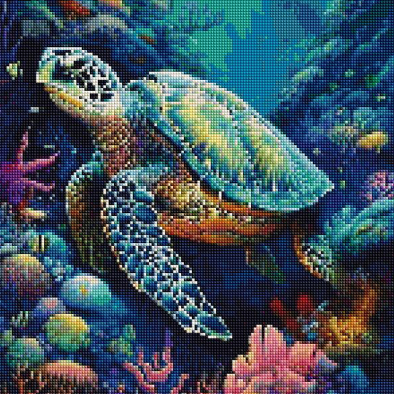 1PC frameless  Full Square Rou - Embroidery Wall Art 리뷰 및 가격