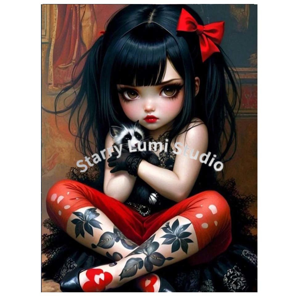 5D Diamond Painting Kit Gothic - Embroidery Gothic 리뷰 및 가격