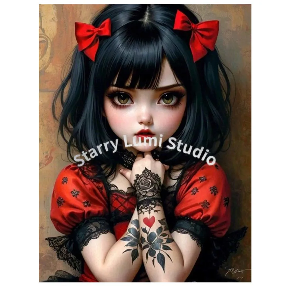 5D Diamond Painting Kit Gothic - Embroidery Gothic 리뷰 및 가격