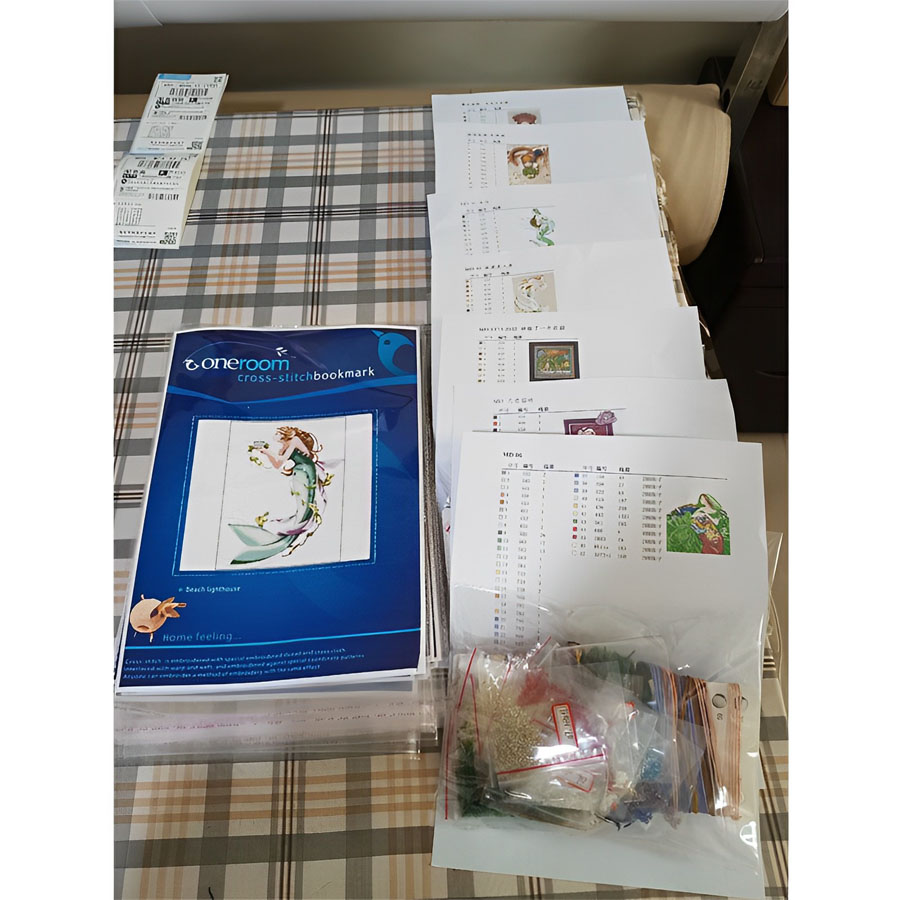 Cross Stitch Kit for DIY Needl - Embroidery Design Love 리뷰 및 가격