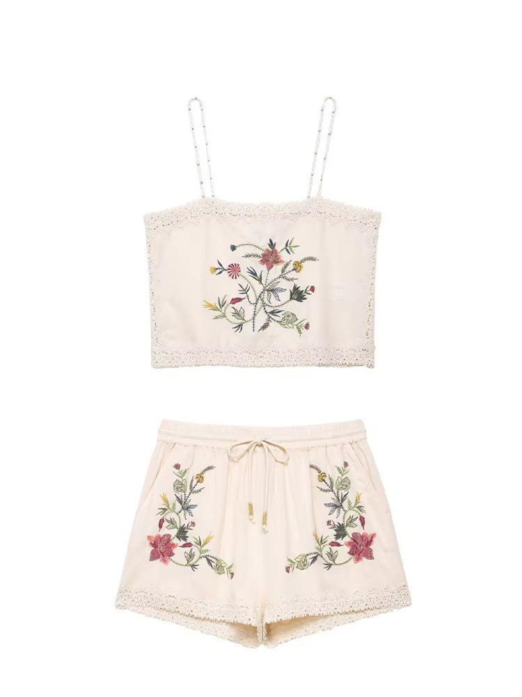 HH Summer Women Shorts Suit Sl - Embroidery Uniforms 리뷰 및 가격
