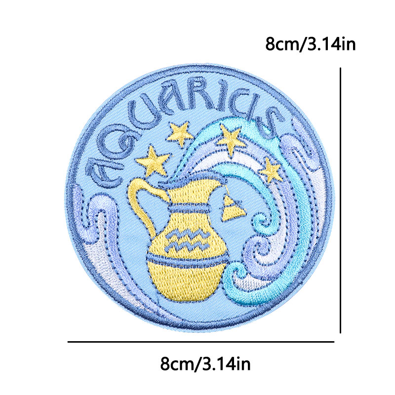 Zodiac Constellation Iron On P - Embroidery Ideas For Bags 리뷰 및 가격