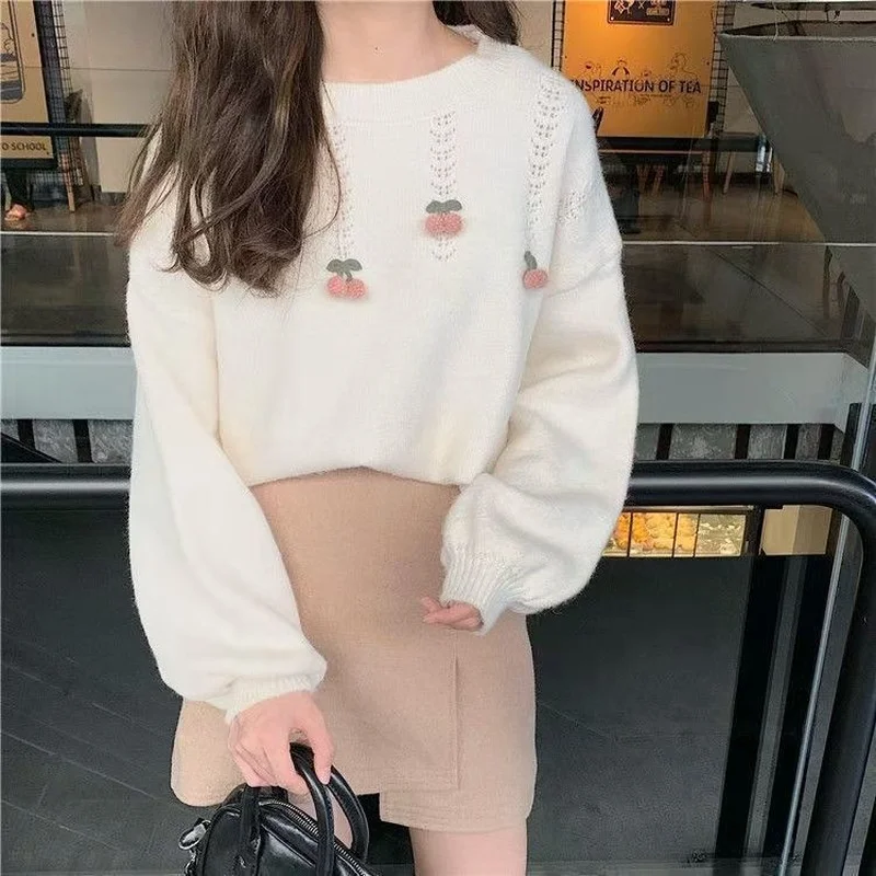 Pullovers Women Embroidery Swe - Embroidery Design Love 리뷰 및 가격