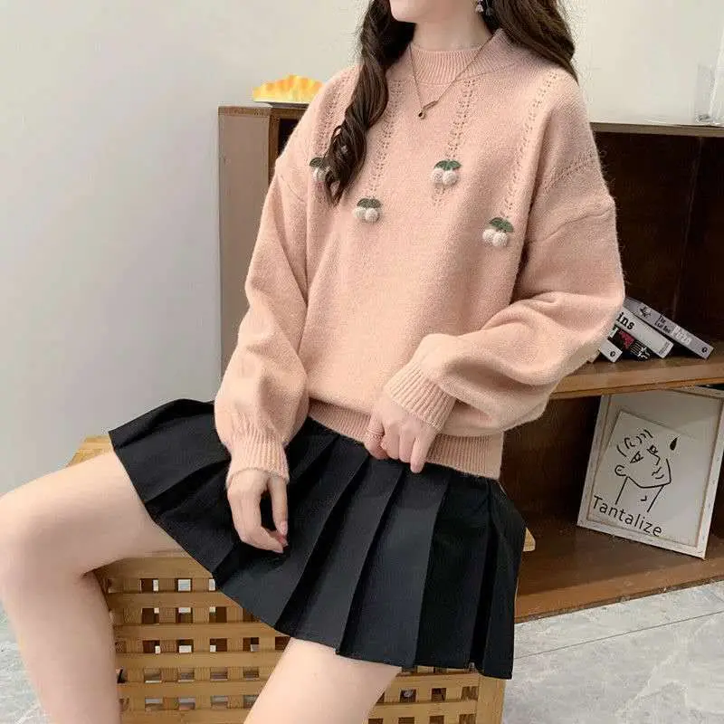Pullovers Women Embroidery Swe - Embroidery Design Love 리뷰 및 가격