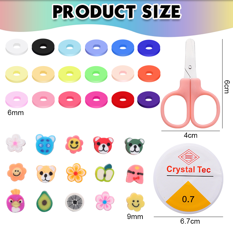 Clay Beads Bracelet Making Kit - Embroidery Charm 리뷰 및 가격