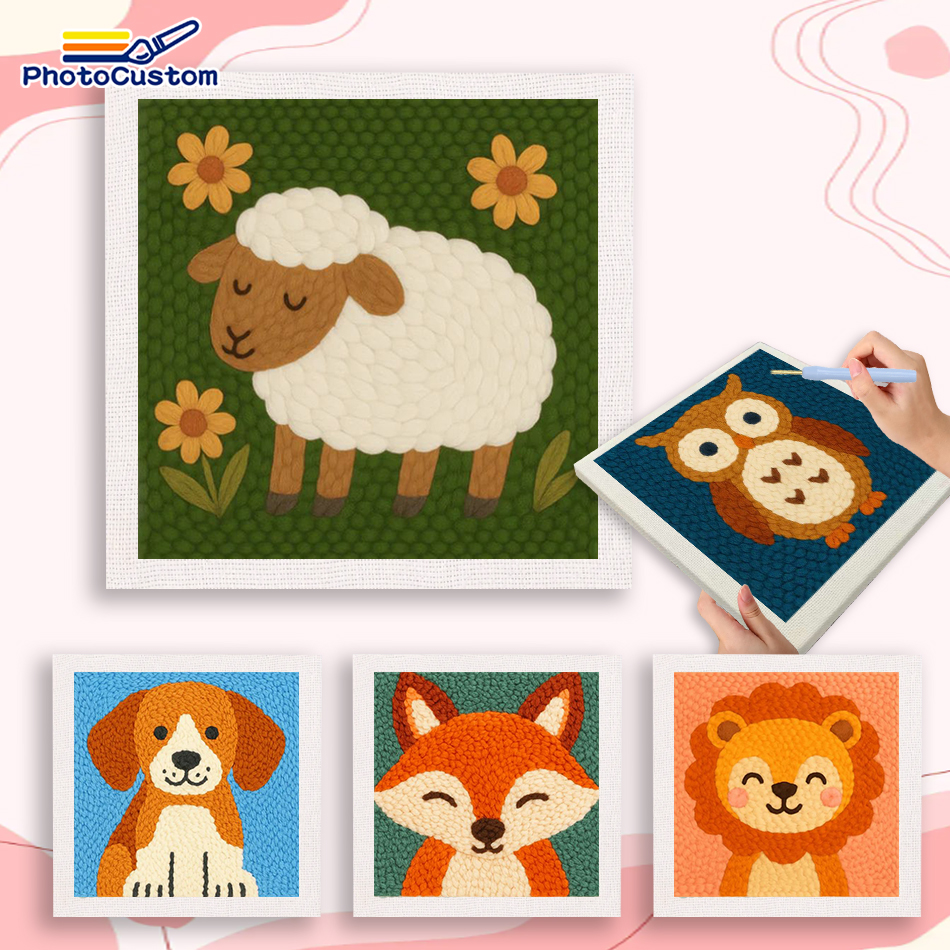 PhotoCustom Lion Diy Needle Pu - Embroidery Ideas For Bags 리뷰 및 가격