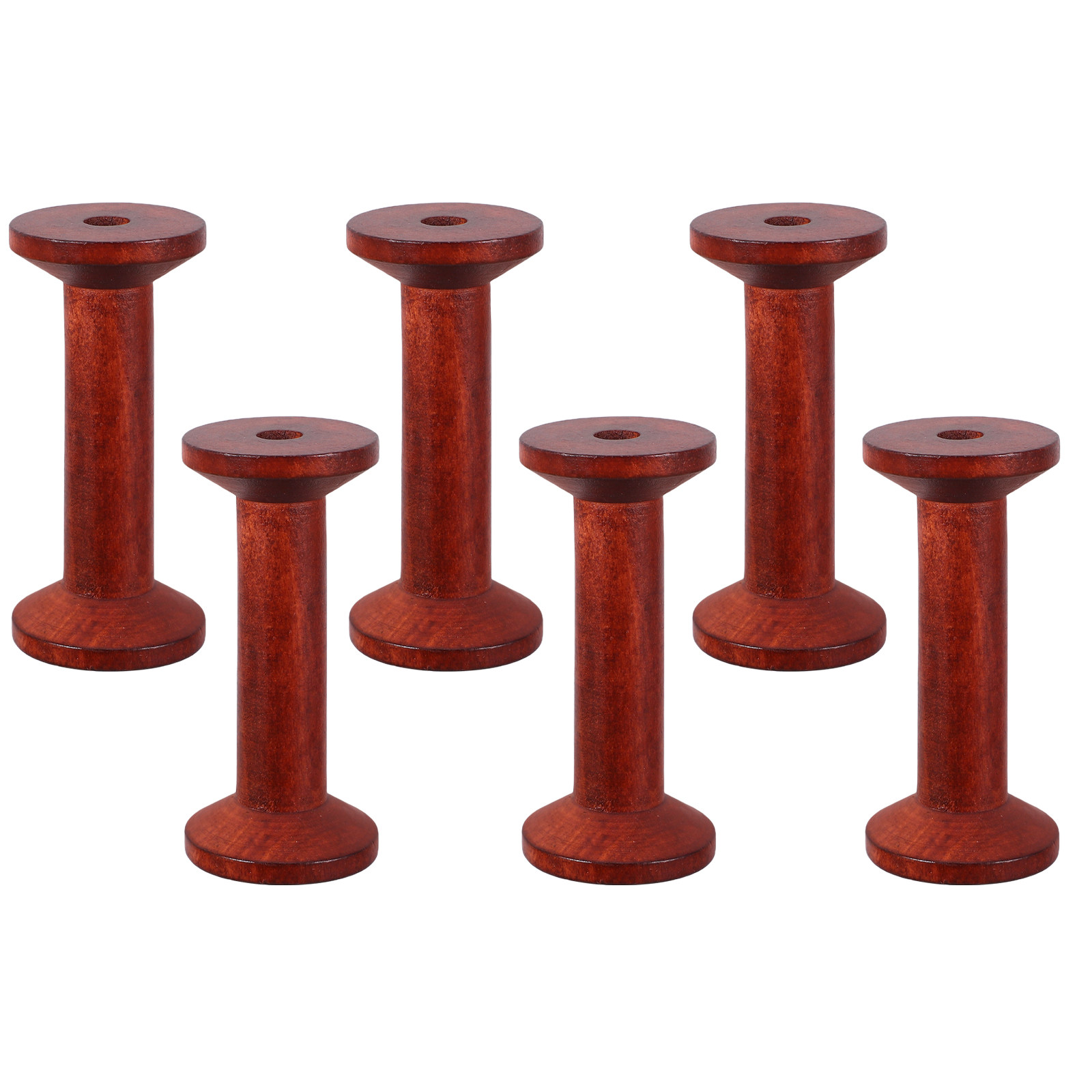 6Pcs Wooden Empty Spools for C - Embroidery Threads 리뷰 및 가격