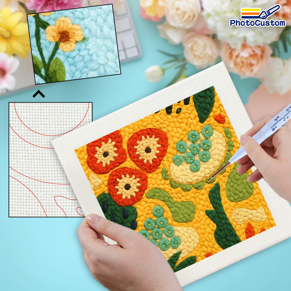 PhotoCustom Hedgehog Diy Needl - Embroidery Ideas For Bags 리뷰 및 가격