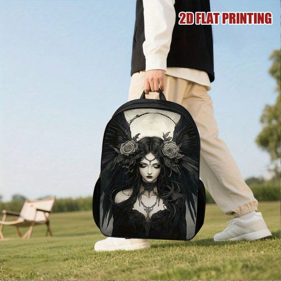 Gothic Phantom Angel Backpack  - Embroidery Gothic 리뷰 및 가격