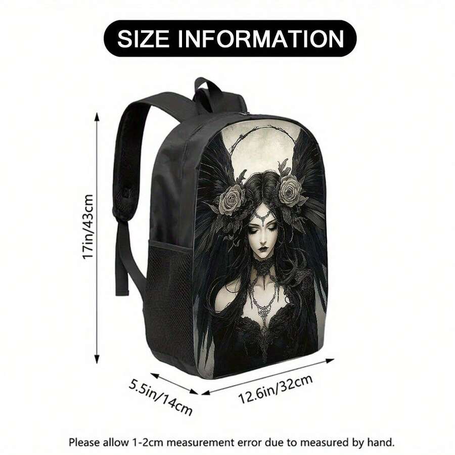 Gothic Phantom Angel Backpack  - Embroidery Gothic 리뷰 및 가격