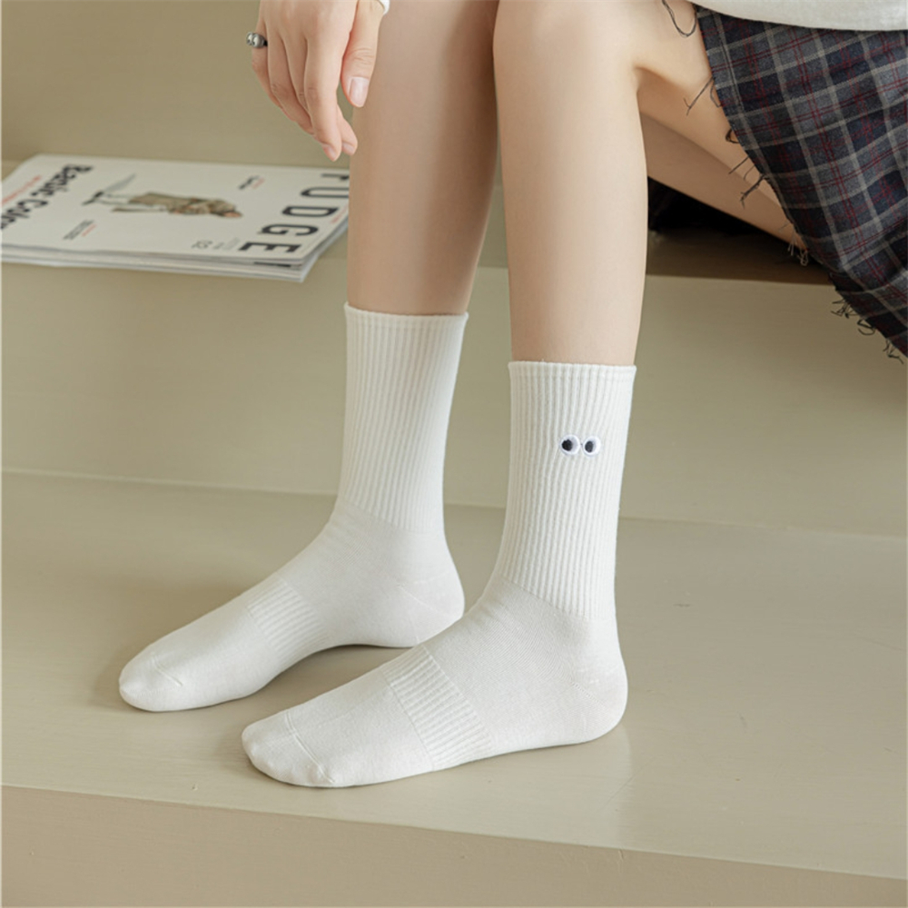 New Women's Embroidered Big Ey - Embroidery On Socks 리뷰 및 가격