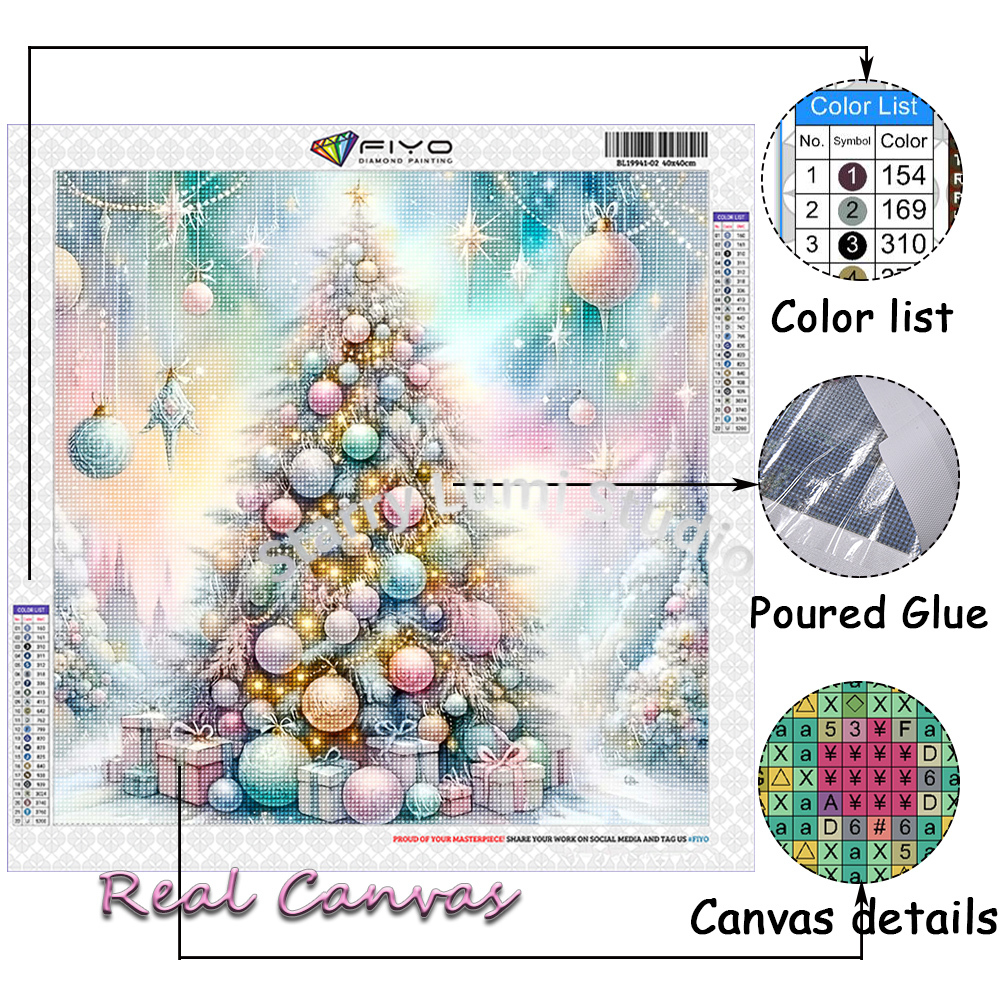 Diamond Painting Kit Christmas - Embroidery Handicraft 리뷰 및 가격