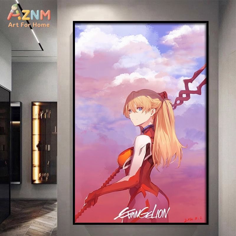 AZNM Neon Genesis Evangelion A - Embroidery Wall Art 리뷰 및 가격