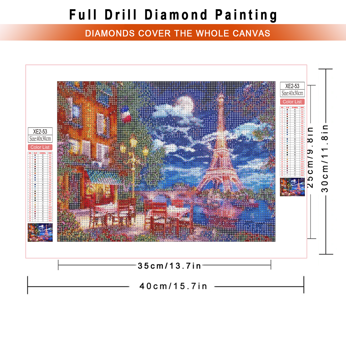 1pc frameless  diamond paintin - Embroidery Handicraft 리뷰 및 가격