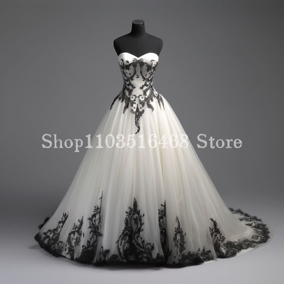 Black White Gothic Embroidered - Embroidery Gothic 리뷰 및 가격