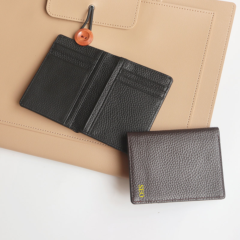 Genuine Leather Card Holder Ma - Embroidery Alphabet 리뷰 및 가격