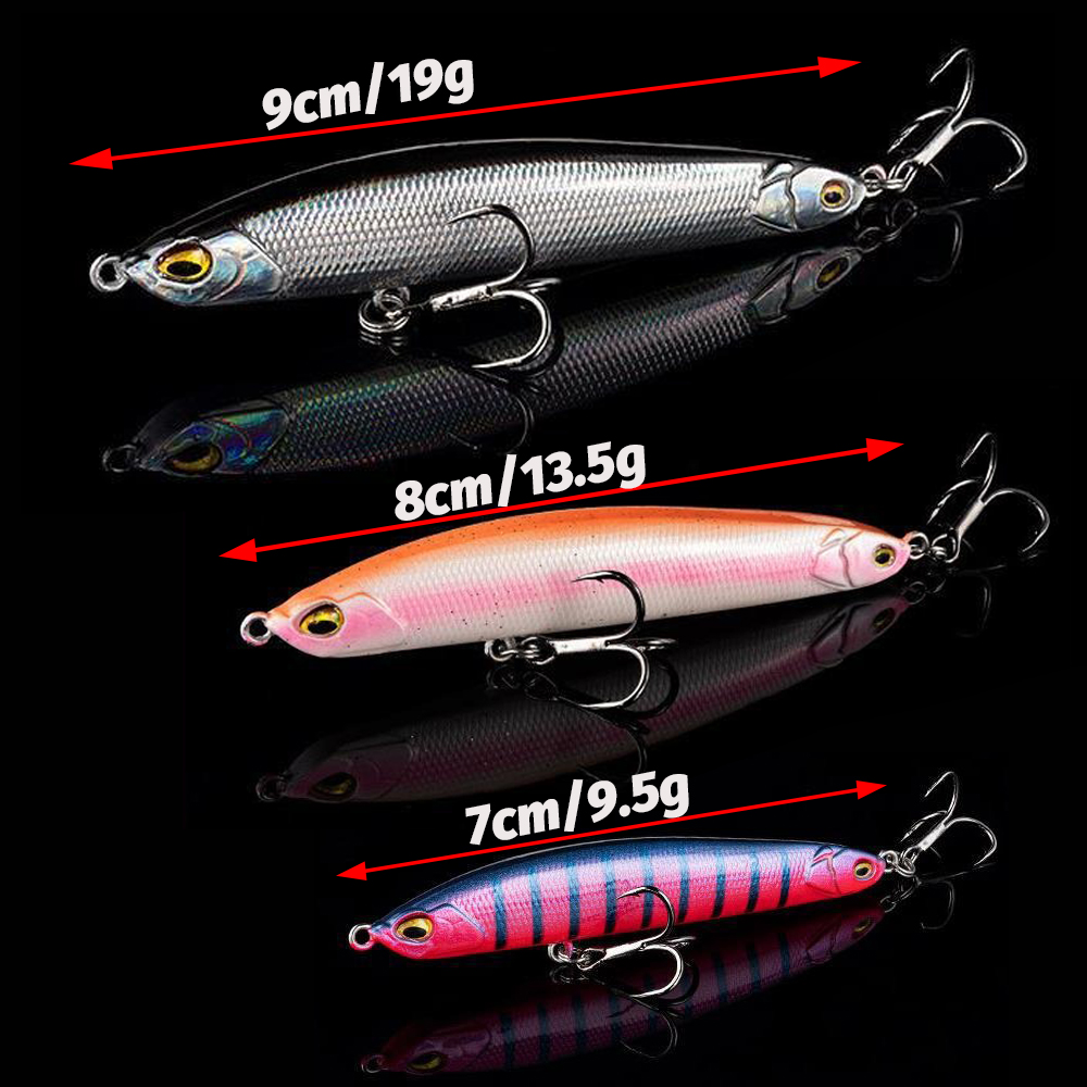 Sinking Pencil Lure 9.5g 13.5g - Transfer Pen Ink 리뷰 및 가격