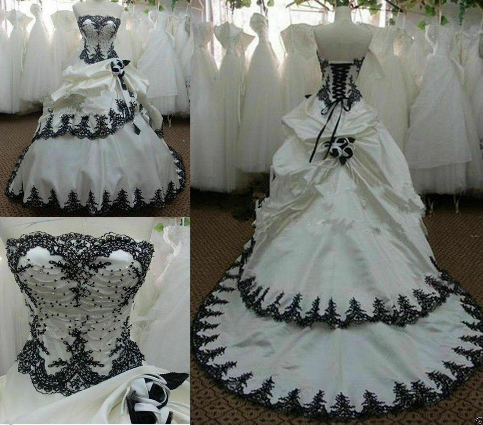 Vintage Wedding Dress Gothic B - Embroidery Gothic 리뷰 및 가격