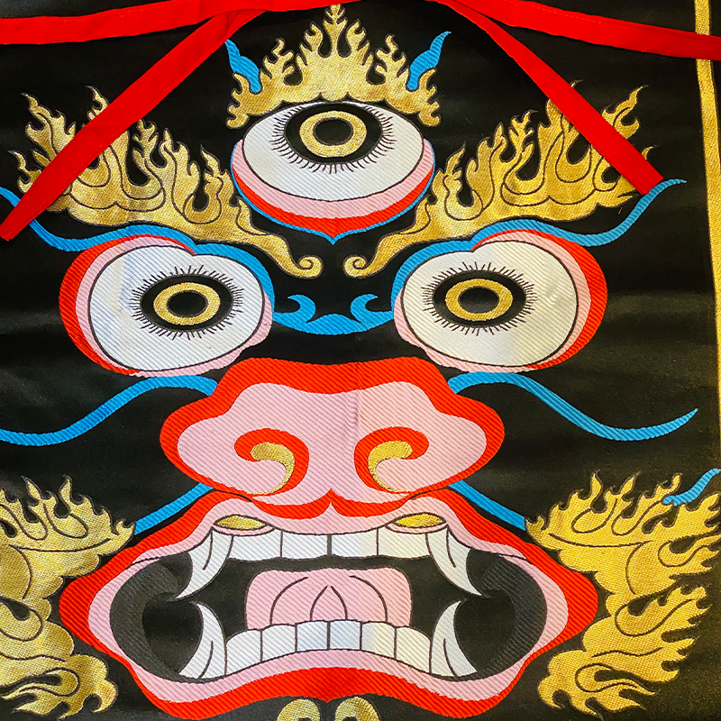 Tibetan Style Gold Mahakala Em - Embroidery Gold 리뷰 및 가격