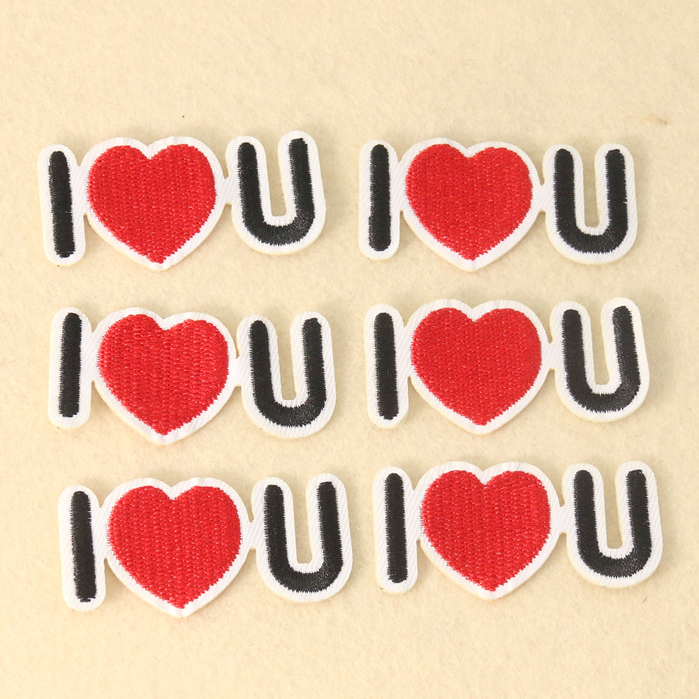 2PCS Creative Minimalist Desig - Embroidery Design Love 리뷰 및 가격