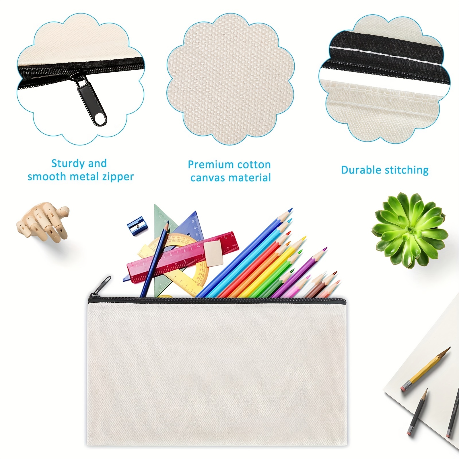 10pcs Blank Sublimation Canvas - Transfer Pen Ink 리뷰 및 가격