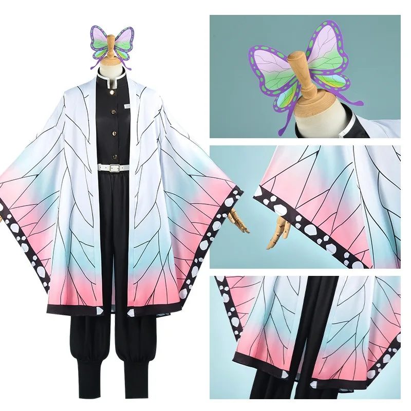 Anime Kochou Shinobu Cosplay C - Embroidery Uniforms 리뷰 및 가격
