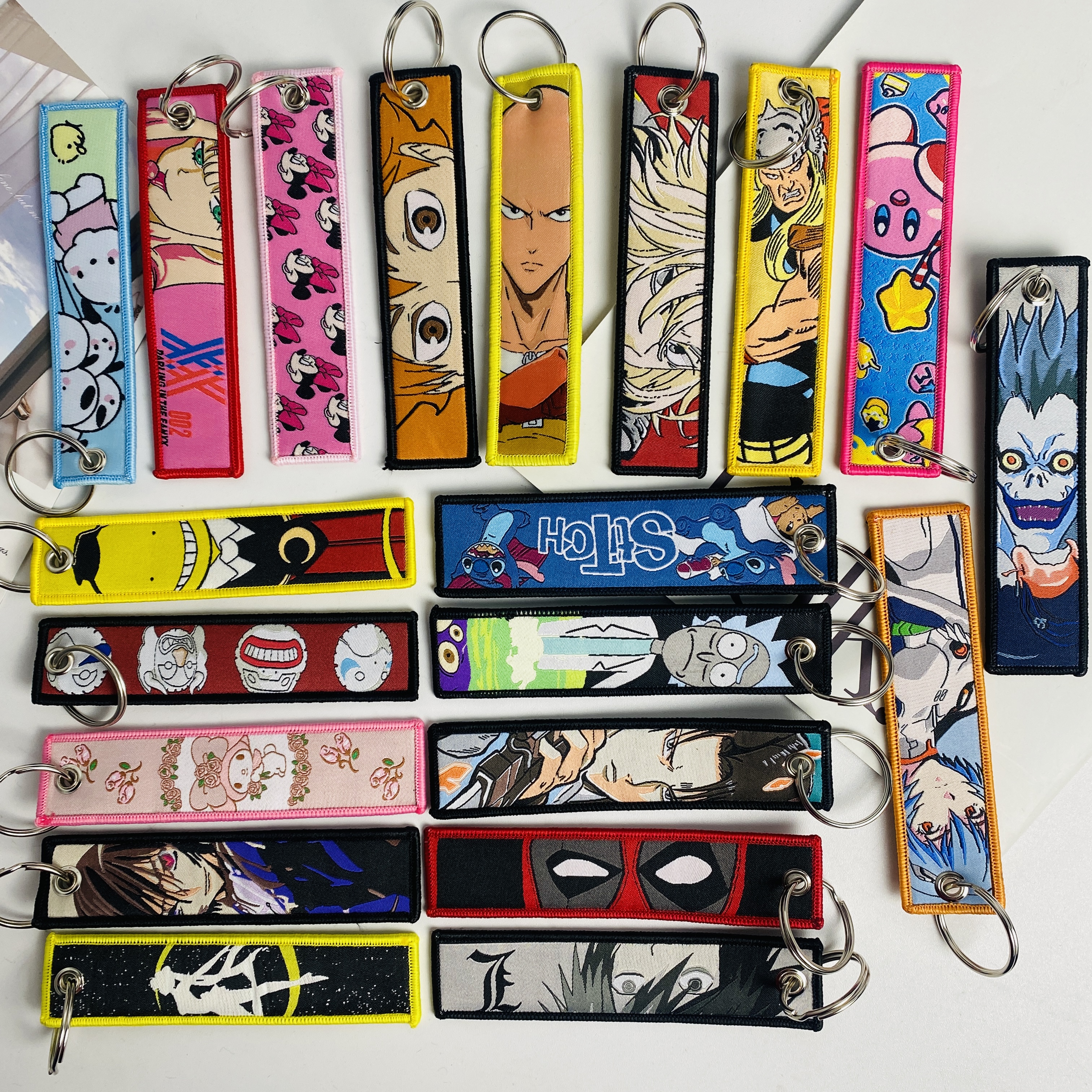 Anime Lock Keychain Fan Gifts  - Embroidery Charm 리뷰 및 가격