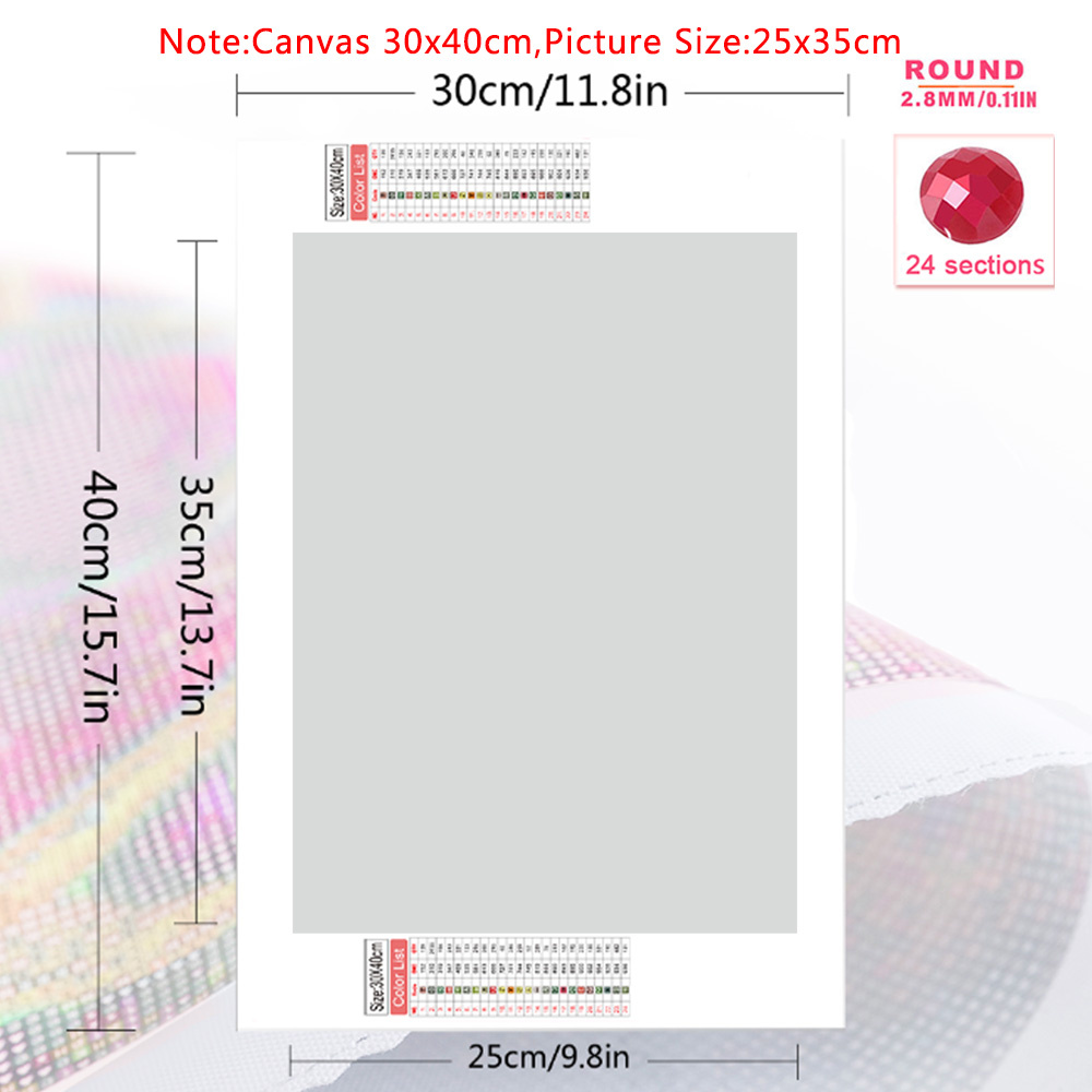 1pc frameless  Diamond Art Pai - Embroidery Wall Art 리뷰 및 가격