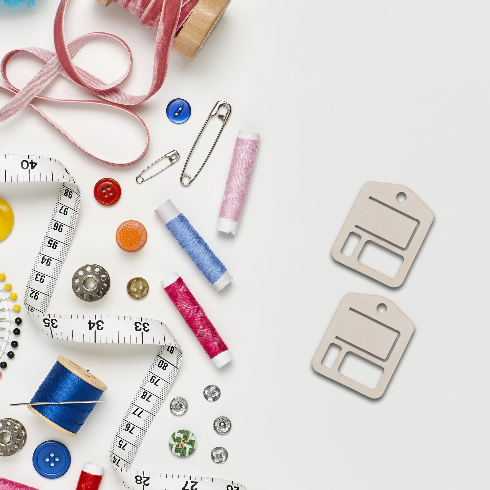 100Pcs Wooden Craft Thread Org - Embroidery Tas 리뷰 및 가격