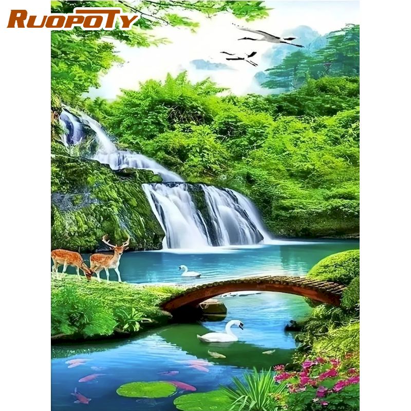 RUOPOTY Diamond Painting Kits  - Embroidery Ideas For Bags 리뷰 및 가격