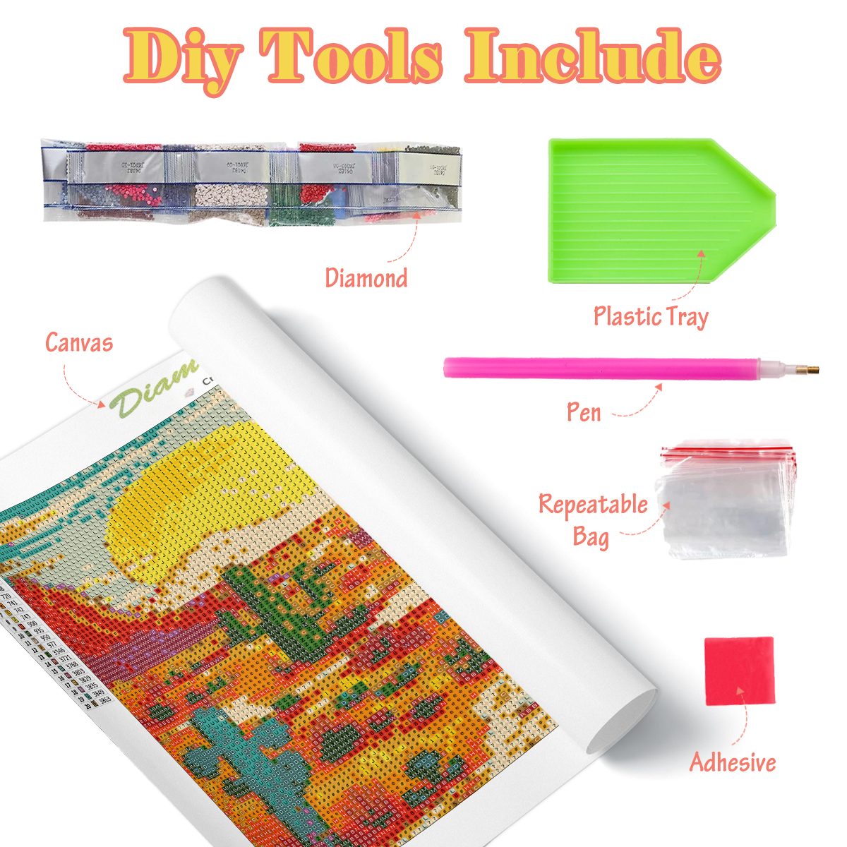 RUOPOTY Diamond Painting Kits  - Embroidery Ideas For Bags 리뷰 및 가격