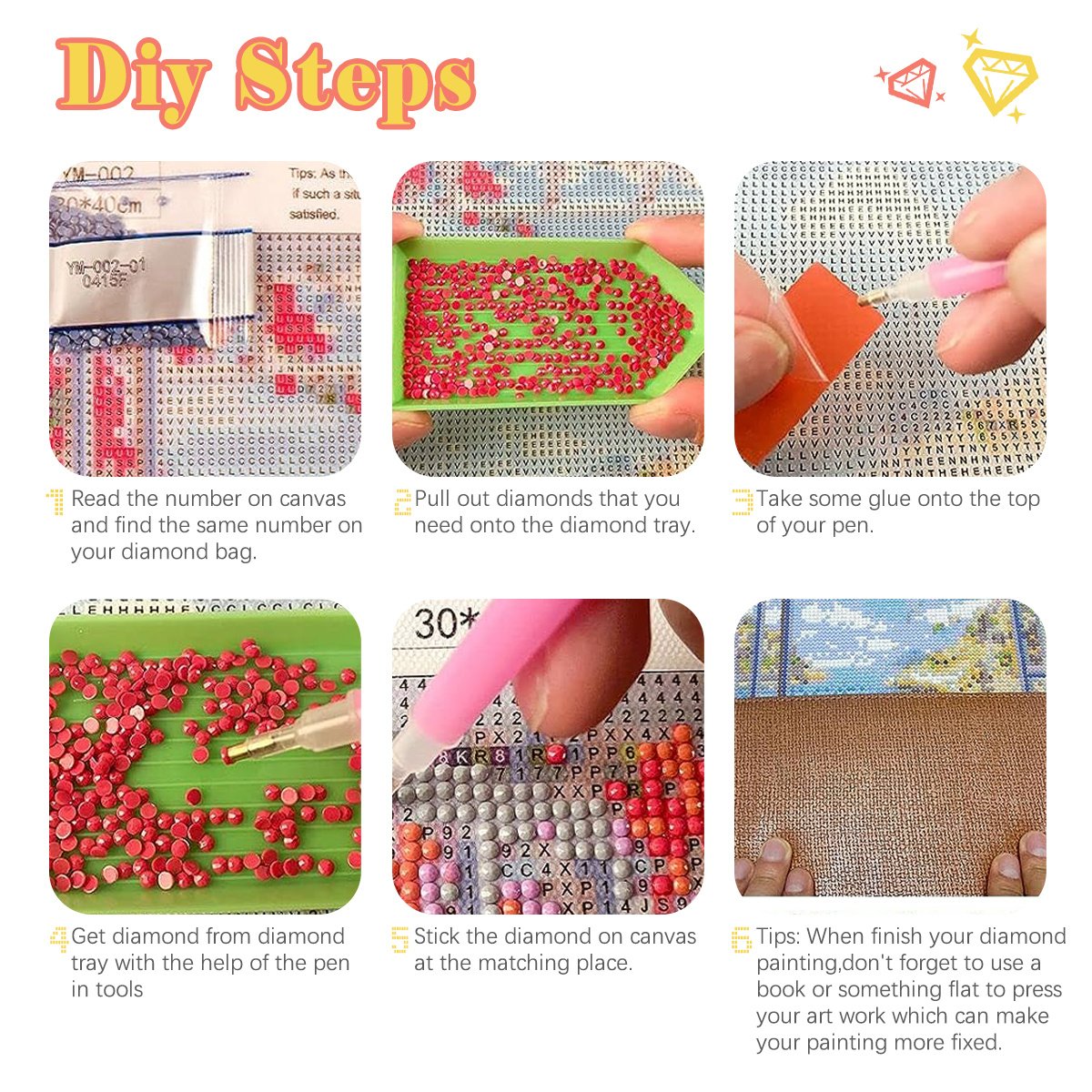 RUOPOTY Diamond Painting Kits  - Embroidery Ideas For Bags 리뷰 및 가격