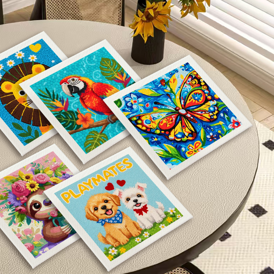 RUOPOTY Framed Colorful Butter - Embroidery Ideas For Bags 리뷰 및 가격