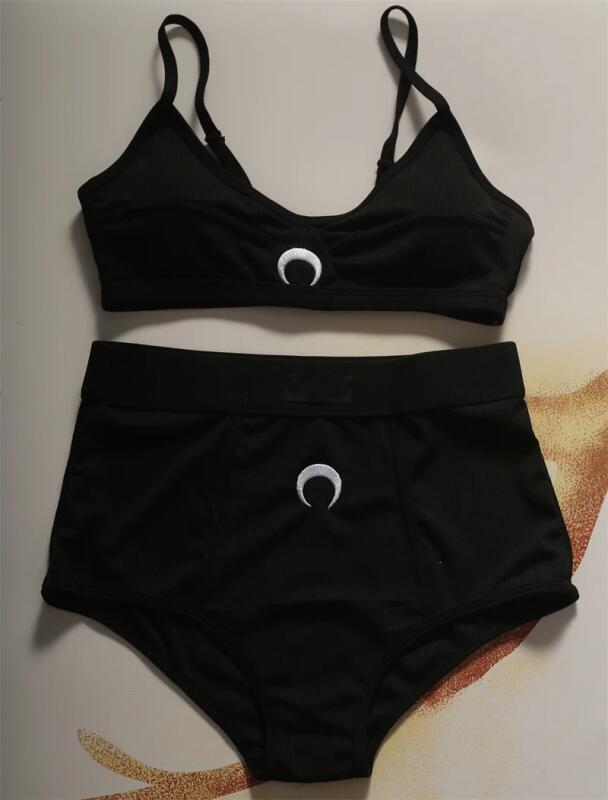 Moon Lingerie Set Women Sleeve - Embroidery Vest 리뷰 및 가격