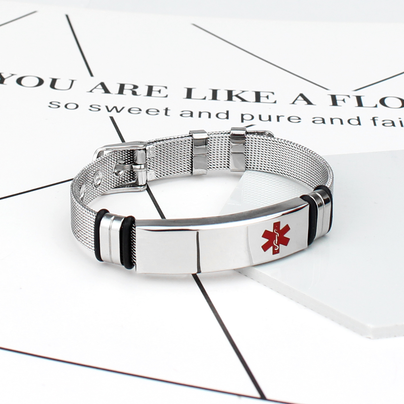Punk SOS Medical Custom Text B - Embroidery Charm 리뷰 및 가격