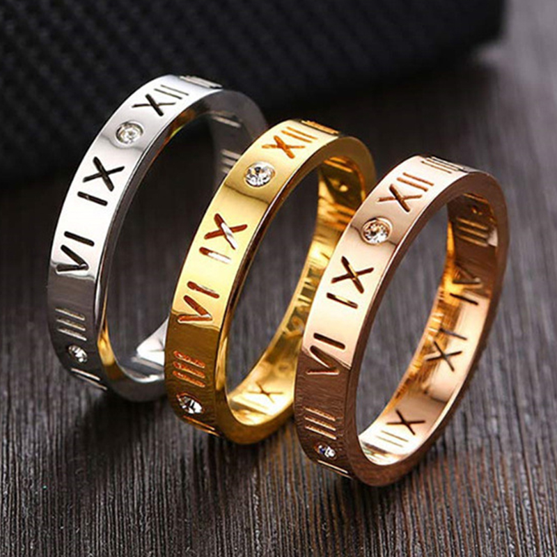 Hollow Roman Numeral Ring Stai - Embroidery Charm 리뷰 및 가격
