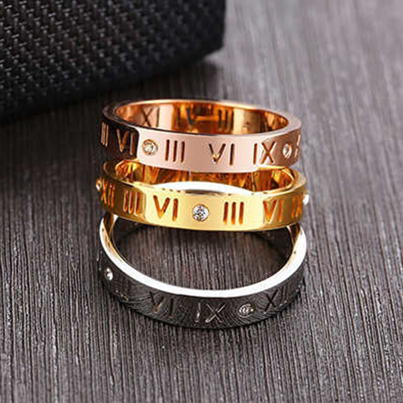 Hollow Roman Numeral Ring Stai - Embroidery Charm 리뷰 및 가격