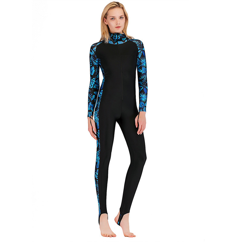 Full Body Swim Dive Skin Suit  - Embroidery Zip Up Hoodie 리뷰 및 가격