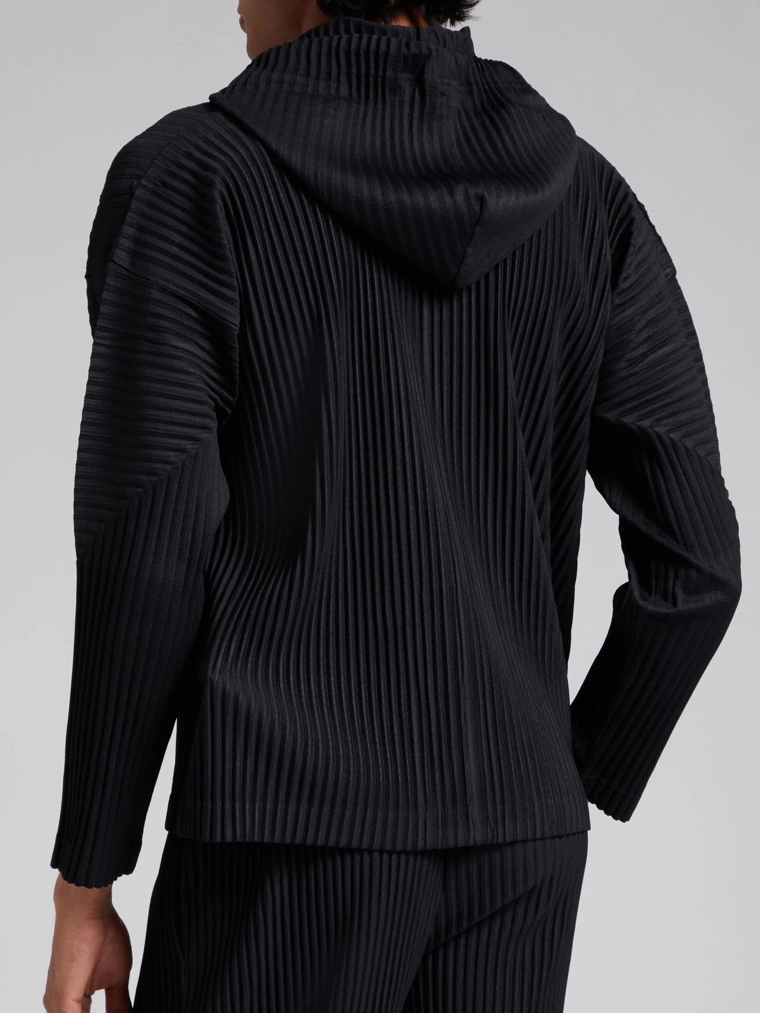 Miyake Pleated Men Zip-up Plis - Embroidery Zip Up Hoodie 리뷰 및 가격