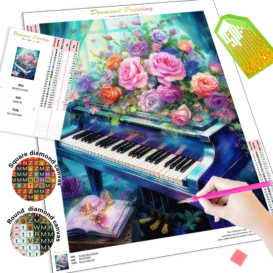 1pc frameless  Diamond Paintin - Embroidery Handicraft 리뷰 및 가격