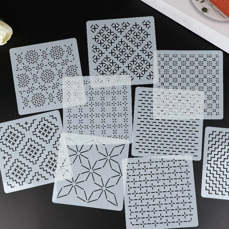 9/32Pcs Sashiko Embroidery Tem - Embroidery Diy 리뷰 및 가격