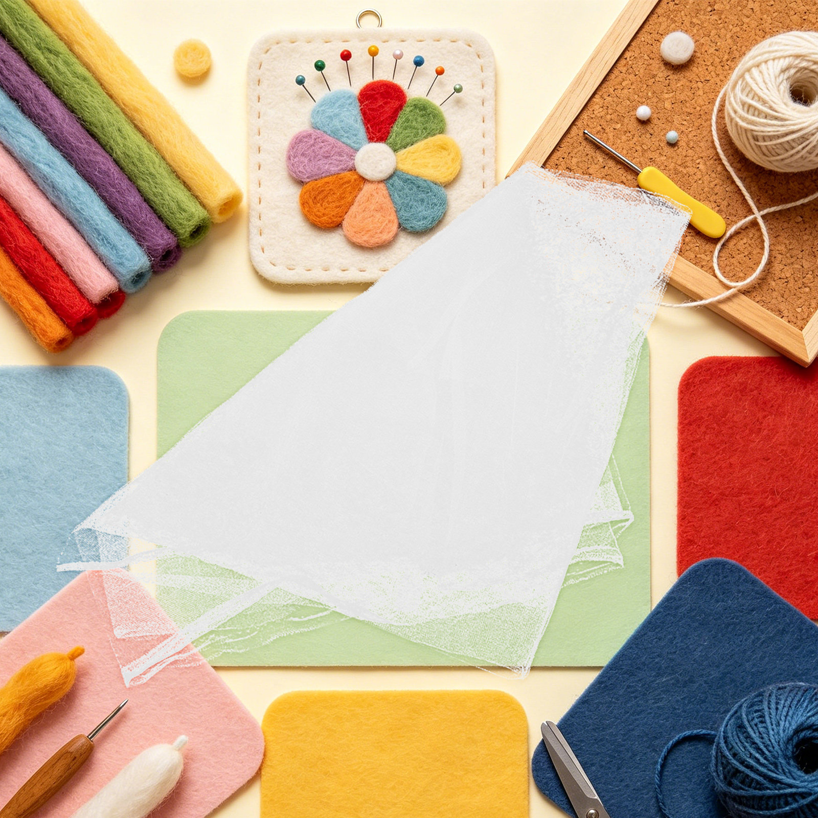 5Pcs Wool Felting Mesh Wet Fel - Felt Sheet Wool 리뷰 및 가격